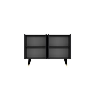 8214-32dd Kb150 Konsol, Tv Üni̇tesi̇ ANTRASİT-SİYAH-ALTIN