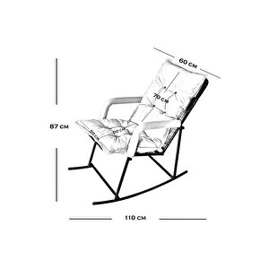 Farby Sallanır Sandalye & Dinlenme Koltuğu Füme