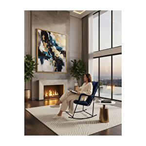 Farby Sallanır Sandalye & Dinlenme Koltuğu Lacivert Lacivert