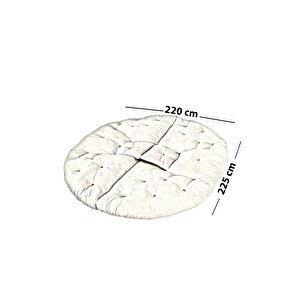 Hera 2'li Berjer Koltuk & Yatak Olabilen Minder Mor