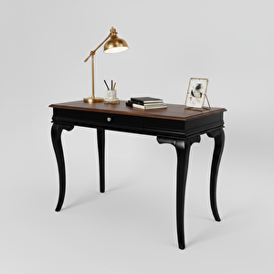 80 Cm Masif Rustik Siyah Ceviz Dresuar