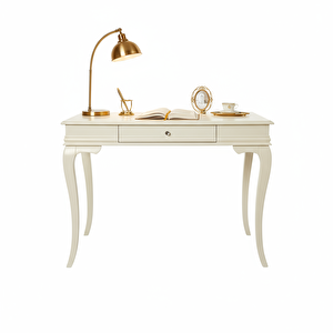 100 Cm Masif Rustik Krem Dresuar