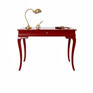 110 Cm Masif Rustik Kırmızı Dresuar