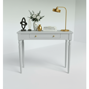 90 Cm Masif Tornalı Açık Gri Dresuar