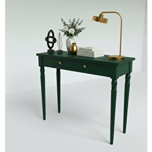 100 Cm Masif Tornalı Yeşil Dresuar