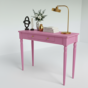 120 Cm Masif Tornalı Pembe Dresuar