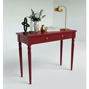 90 Cm Masif Tornalı Kırmızı Dresuar