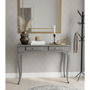 120 Cm Masif Çekmeceli Lükens Gri Dresuar