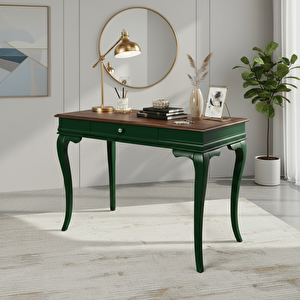 90 Cm Masif Rustik Yeşil Ceviz Dresuar