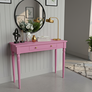 110 Cm Masif Tornalı Pembe Dresuar