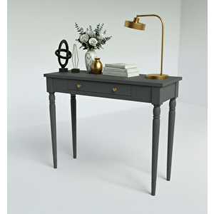 120 Cm Masif Tornalı Antrasit Dresuar