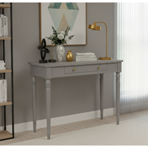 120 Cm Masif Tornalı Gri Dresuar