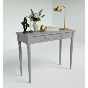 120 Cm Masif Tornalı Gri Dresuar