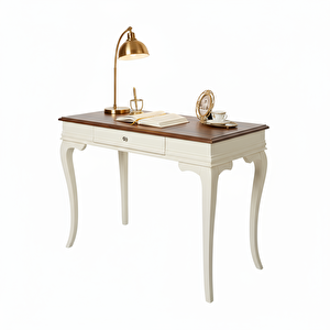 100 Cm Masif Rustik Krem Ceviz Dresuar