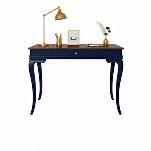 110 Cm Masif Rustik Lacivert Ceviz Dresuar