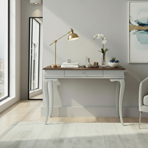 90 Cm Masif Rustik Gri Ceviz Dresuar