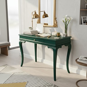 80 Cm Masif Rustik Yeşil Dresuar