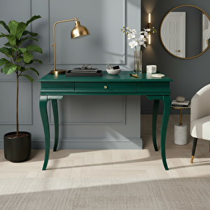 90 Cm Masif Rustik Yeşil Dresuar