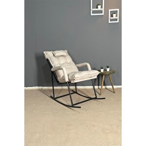 Alice Sallanır Sandalye & Dinlenme Koltuğu Sallanan Sandalye Tv Koltuğu Keten Krem Krem