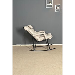 Alice Sallanır Sandalye & Dinlenme Koltuğu Sallanan Sandalye Tv Koltuğu Keten Krem