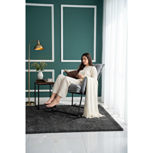 Alice Sallanır Sandalye & Dinlenme Koltuğu Sallanan Sandalye Tv Koltuğu Keten Gri Gri