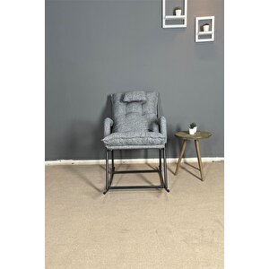 Alice Sallanır Sandalye & Dinlenme Koltuğu Sallanan Sandalye Tv Koltuğu Keten Gri Gri