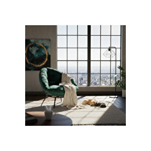 Modern Tekli Koltuk Berjer | Ergonomik Tasarım, Şık Füme Renk, Yüksek Konfor Yeşil