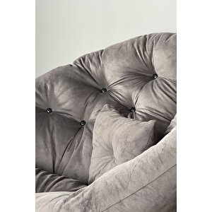 Modern Lüks Tekli Koltuk Berjer | Ergonomik Tasarım, Şık Füme Renk, Yüksek Konfor Ve Kalite