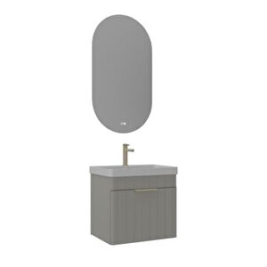 Procida 60 Cm Banyo Dolabı Takımı Mat Kaşmir