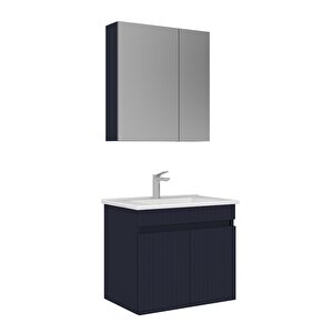 Tivoli 65 Cm Banyo Dolabı Takım Mat Lacivert
