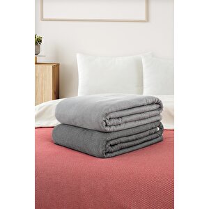 Likya Wellsoft Battaniye Gri 150x195 Cm