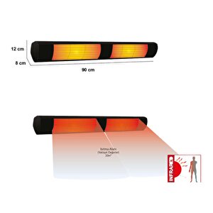 Hottable Classic 3000 Dış Mekan Isıtıcı | Rehome