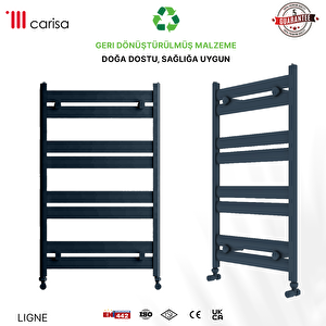 Ligne Aluminyum Havlupan 80,5x48 Cm Kumlu Antrasit