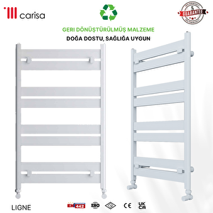 Ligne Aluminyum Havlupan 80,5x48 Cm Kumlu Beyaz