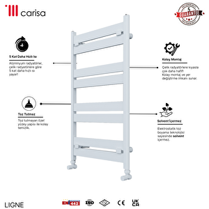 Ligne Aluminyum Havlupan 80,5x48 Cm Kumlu Beyaz