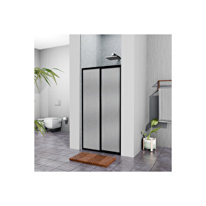 Siyah Plastik Mika Duşakabin H:180 110cm 110 cm