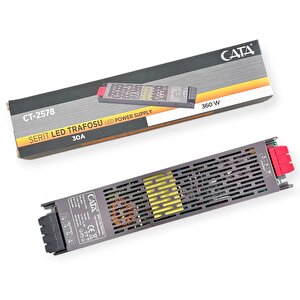 30 Amper Slim Şerit Led Trafosu 360w Fansız CT-2578