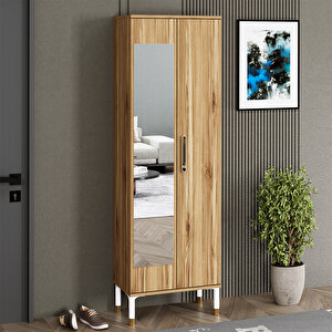 Buket-1 Ayaklı Aynalı Ayakkabılık Portmanto Vestiyer Bkt04