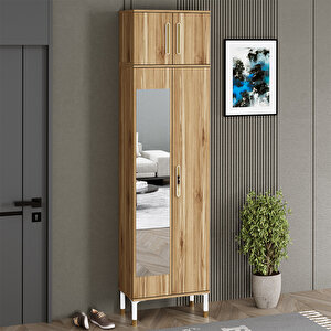 Buket-1-4 Ayaklı Aynalı Ayakkabılık Portmanto Vestiyer Bkt04