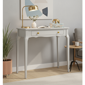 85 Cm Masif Konik Açık Gri Dresuar