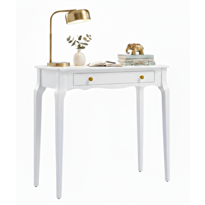 100 Cm Masif Konik Beyaz Dresuar