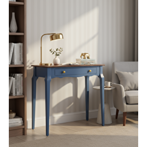 110 Cm Masif Konik Mavi Ceviz Dresuar