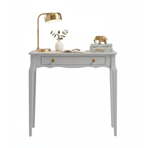 120 Cm Masif Konik Açık Gri Dresuar