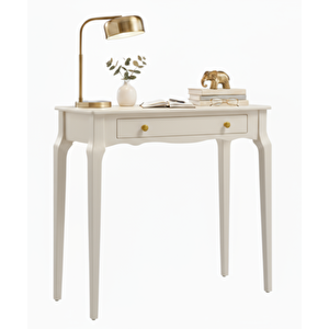 85 Cm Masif Konik Krem Dresuar