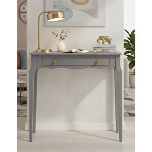 120 Cm Masif Konik Gri Dresuar