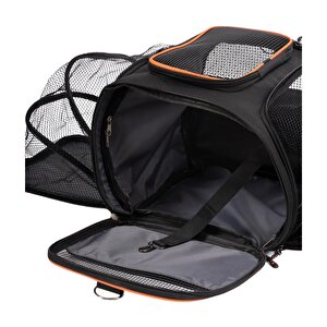 Brave Paws Hawaii Yırtılmaz Plastik Fileli Kedi Ve Köpek Taşıma Çantası Siyah