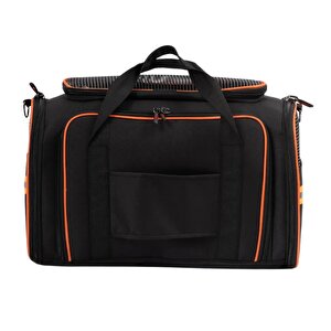 Reyo Brave Paws Hawaii Yırtılmaz Plastik Fileli Kedi Ve Köpek Taşıma Çantası Siyah