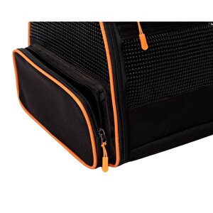 Reyo Brave Paws Plastik Fileli Piramit Model Yıkanabilir Kedi Ve Köpek Çantası Siyah