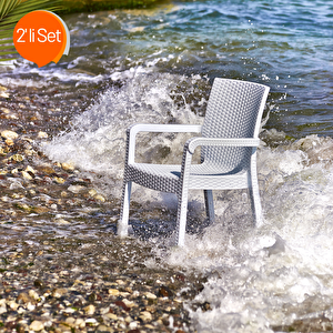 Holiday Markiz Sandalye 2'li Beyaz