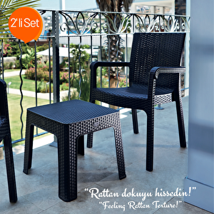 Holiday Markiz Sandalye 2'li Kahverengi